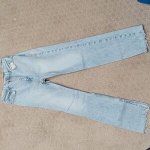 Levis Premium 70s High Slim Straight Light Blue Jeans